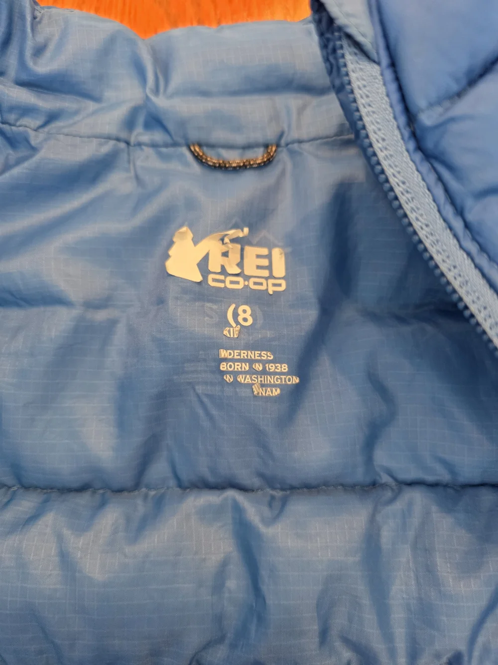 REI Lightweight Blue Puffer Vest